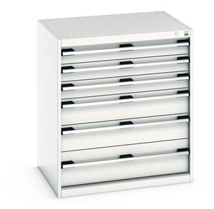Bott100% extension Drawer units 800 x 650 for Labs and Test facilities Bott Cubio 6 Drawer Cabinet 800W x 650D x 900mmH